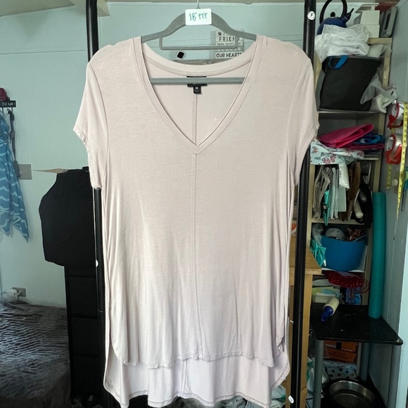 🔥2/$10 |•MOSSIMO•| Mauve Pink Top - 18" PTP - Picture 1 of 6